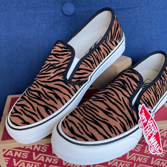 Vans Slip-On SF Animal Stripes Black/Marshmallow WMNS - Picture 7 of 16